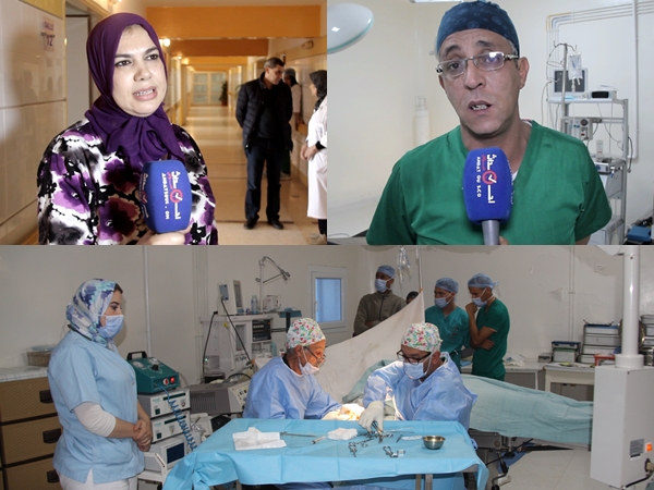 بالفيديو عشرات العمليات الجراحية المجانية لمرضى السرطان بمستشفى الحسن الثاني في أكادير