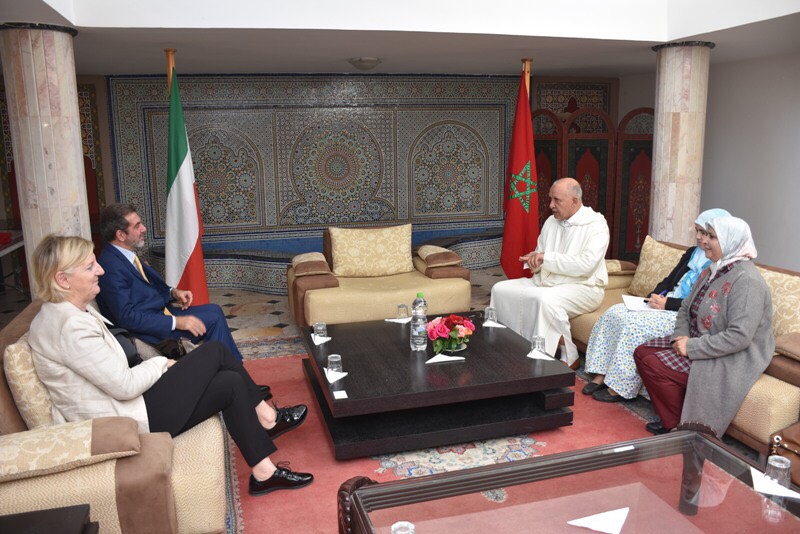 أكادير : استقبال القنصل العام الإيطالي بالمغرب