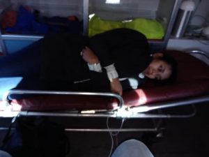 بالفيديو ، شريفة لموير تصاب بانيهار عصبي بعد منعها من حضور اجتماع الشبيبة الاتحادية