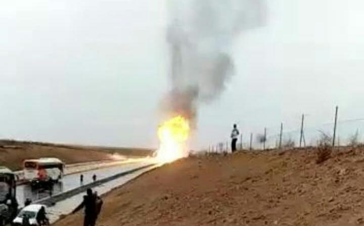 قنينات الغاز تتطاير في الطريق السيار أكادير مراكش إثر إنفجار شاحنة “البوطا”+”الفيديو”