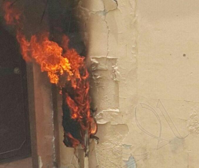 بالصور : حريق ” عداد ” كاد يحدث كارثة إنسانية في بيوكرى