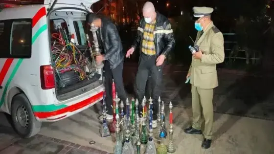 توقيف حوالي 100 شخص بعد مداهمة مقهى للشيشا