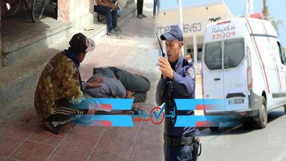 تدخل فوري للشرطة والوقاية المدنية في بيوكرى