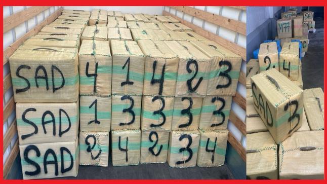 بتنسيق مع الديستي.. أمن طنجة يحبط تهريب حوالي 6 أطنان من المخدرات