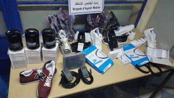 بالصور:جمارك أكادير تضرب من جديد بقوة و تحجز بضاعة مهربة