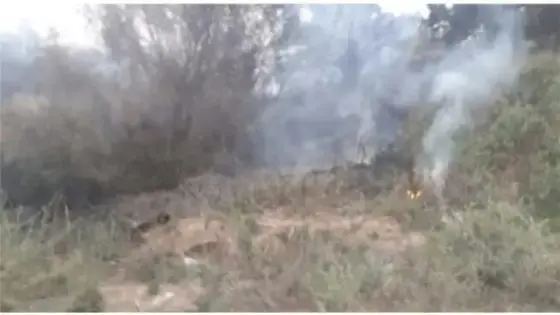 حريق يأتي على واحة ماسة بآشتوكة آيت باها