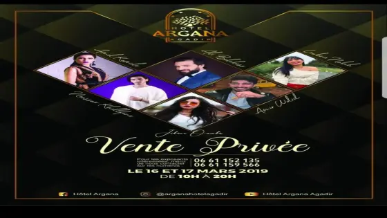 تنظيم أكبر معرض ” vente privée ” بأحد الفنادق بأكادير