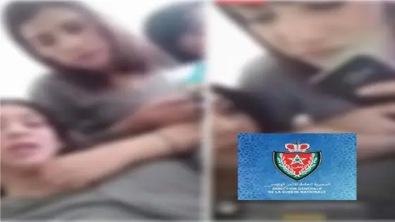 جاو ايلعبو مع حالة الطوارئ صدقو فالحراسة النظرية ، فتتاتين من طنجة تظهران في شريط تستهتران بنظام ‘الو يقظة ‘