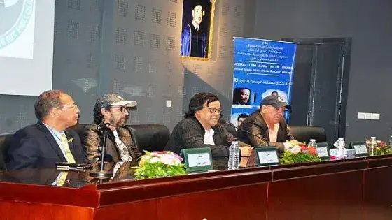نجوم الفن السابع يعرضون تجاربهم على طلبة كلية اللغات والفنون بأيت ملول على هامش مهرجان سوس الدولي للفيلم القصير