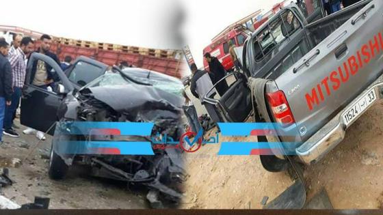 مقتل عائلة بأكملها في حادثة سير خطيرة بطرفاية