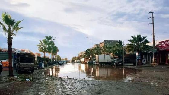 الأمطار تعيد الإرتباك بشوارع جماعة سيدي بيبي 