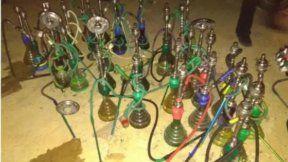 حملة أمنية ناجحة تسفر عن حجز مجموعة من قنينات الشيشا بأكادير