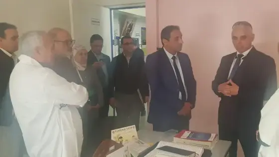 زيارة مفاجئة للوزير ” آيت الطالب ” للمركز الصحي تالبرجت بأكادير