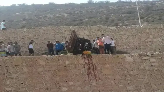 سقوط ” تريبورطور ” من أعلى منحدر أكادير أوفلا