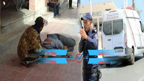تدخل فوري للشرطة والوقاية المدنية في بيوكرى