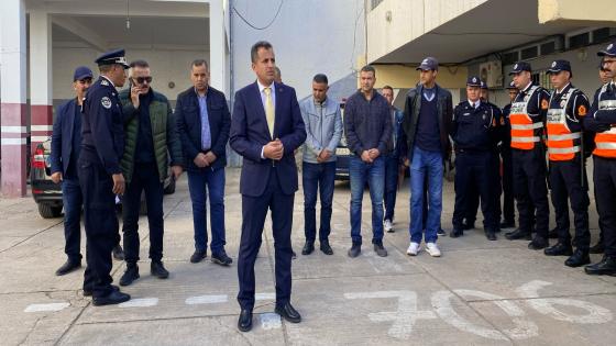 العميد الممتاز محمد عنيبر رئيس المنطقة الأمنية يشرف على الترتيبات الأمنية بمناسبة البوناني
