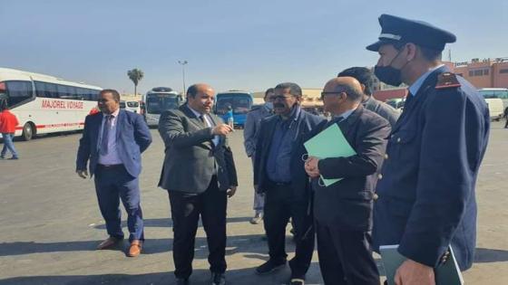 لجنة مختلطة تقف على أشغال المحطة الطرقية لإنزكان