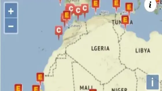 خارجية إسبانيا تنشر خريطة المغرب كاملة