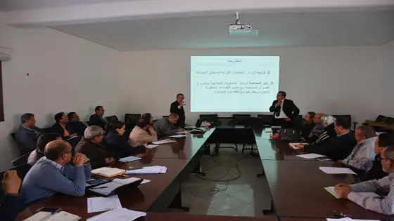 أطر بالمديرية العامة للجماعات المحلية تحلّ بجماعة أيت ملول للمشاركة في وضع مخطط تكوين الموارد البشرية بالجماعة