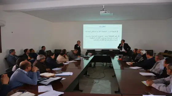 أطر بالمديرية العامة للجماعات المحلية تحلّ بجماعة أيت ملول للمشاركة في وضع مخطط تكوين الموارد البشرية بالجماعة