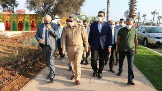 شخصيات تشرف على تدشين مشروع السقي بالمياه العادمة بأكادير