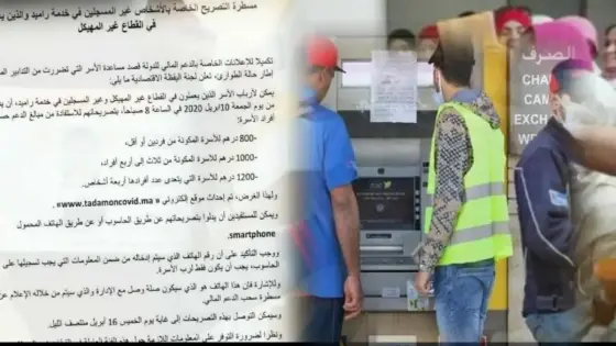 جائجة كورونا.. لجنة اليقظة الاقتصادية تعلن عن مسطرة التصريح الخاصة بالأشخاص غير المسجلين في خدمة (راميد) والذين يعملون في القطاع غير المهيكل