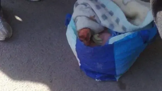 العثور على رضيع حديث الولادة بإنزكان