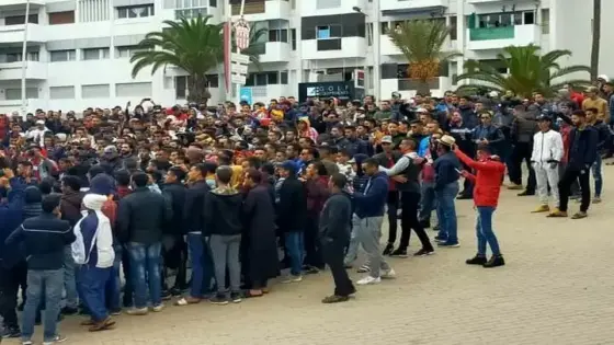 سابقة : جماهير الحسنية في وقفة احتجاجية على قرار إقالة غاموندي