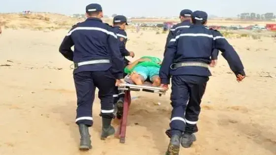 غرق جماعي لتلاميذ بشاطىء سيدي إفني