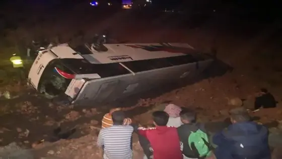 انقلاب ” حافلة ” بطريق ” تيشكا ” بورزازات