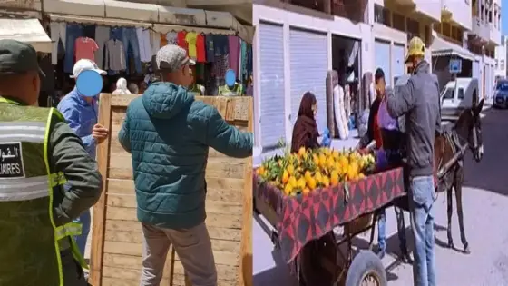 إعتقال بائع متجول أهان ” قائدا و باشا ” بمدينة إنزكان