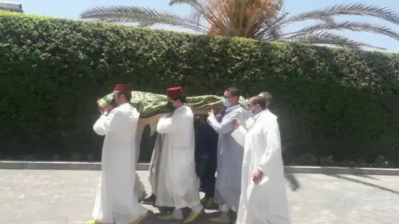 مسؤولون بارزون يحضرون جنازة الراحل الحاج ابراهيم بيشا بتزنيت