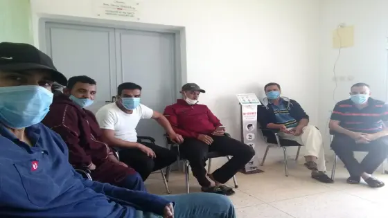 طانطان: ذوي الاحتياجات الخاصة يعتصمون بمقر القسم الاجتماعي للمبادرة الوطنية للتنمية للبشرية