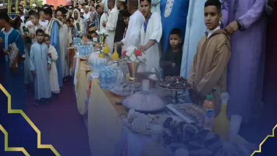 أكادير.. فطور جماعي صبيحة عيد الفطر في حي بنسركاو يجمع ساكنة دوار إيزدار