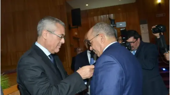 توشيح الأستاذ عبد الكريم الشافعي الوكيل العام لدى محكمة الاستئناف بأكادير بوسام ملكي