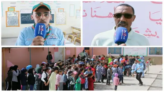 بالفيديو مدرسة الليمون في صبحية تحسيسية للحماية من مخاطر ” كورونا “