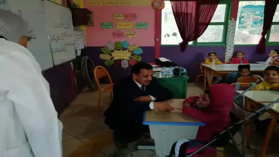 أولاد داحو: زيارة تفقدية لمجموعة من المدارس ، والمدير الإقليمي يقف على اوراش إصلاحية بالمنطقة