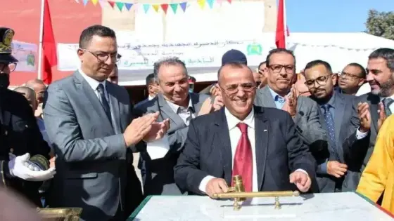 الدشيرة الجهادية : عامل الإقليم يدشن ويعطي انطلاقة عدد من المشاريع التنموية