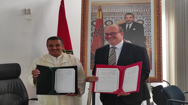 توقيع بروتوكول تنزيل اتفاقية الشراكة الاطار بين المديرية الإقليمية باكادير اداوتنان ومؤسسة العمران