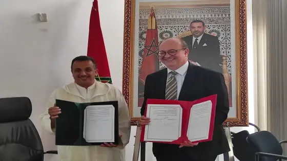 توقيع بروتوكول تنزيل اتفاقية الشراكة الاطار بين المديرية الإقليمية باكادير اداوتنان ومؤسسة العمران