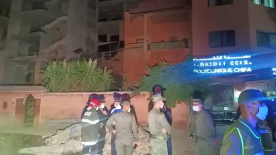 وفاة شخص في انهيار جزئي لورش بناء يتعلق بتوسعة مصحة استشفائية خاصة