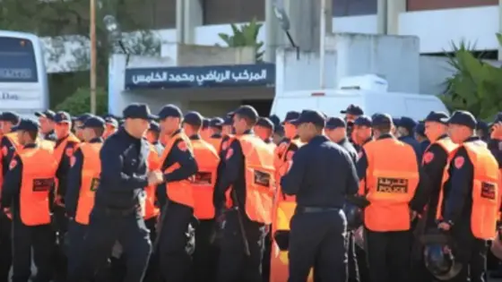 تدابير أمنية مكثفة تسبق قمة الرجاء و الأهلي بالدار البيضاء