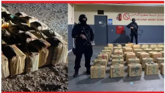 العيون.. حجز حوالي طنين من مخدر الشيرا وتوقيف شخص يشتبه في ارتباطه بشبكة إجرامية تنشط في التهريب الدولي للمخدرات والمؤثرات العقلية (بلاغ DGSN)