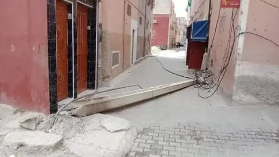 سقوط عمود كهربائي كاد يقتل قاصرا في بيوكرى