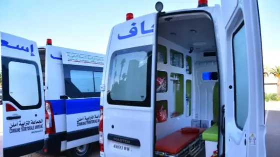 جماعات ترابية بإقليم تزنيت تتسلم سيارات إسعاف مجهزة