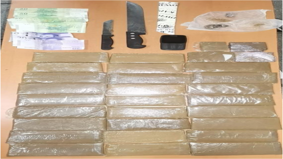 تيكوين :ايقاف شخص من ذوي السوابق القضائية من اجل حيازة  وترويج  مخدر الشيرا.