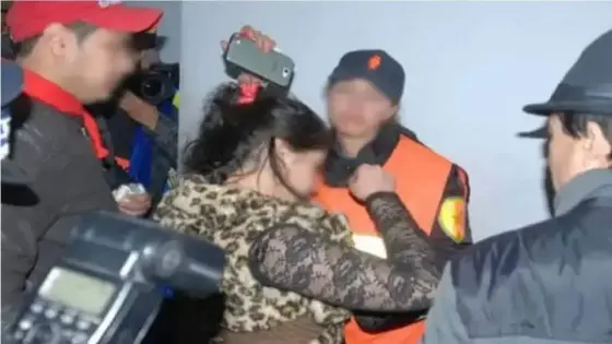 سقوط نادلة متزوجة في المحضور مع عشيقها والاعتقال كان فوريا
