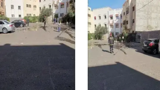 إنفجار قنينة غاز يستنفر الوقاية المدنية في أكادير