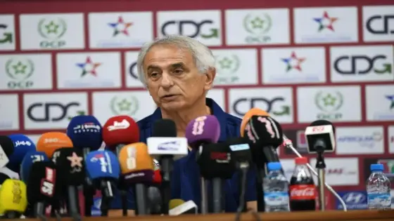 ندوة صحفية للناخب الوطني وحيد حاليلوزيتش يوم الخميس المقبل بسلا استعدادا لمباراتان وديتان