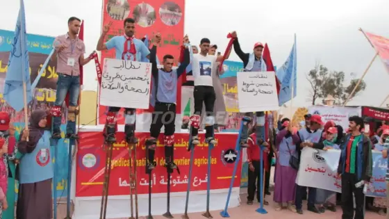 فيديو : شوفو العمال ” محيحين ” في يوم عيد الشغل ببيوكرى